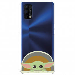 Funda para Realme 7 Pro Oficial de Star Wars Baby Yoda Sonrisas - The Mandalorian