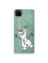 Funda para Huawei Y5p Oficial de Disney Olaf Transparente - Frozen