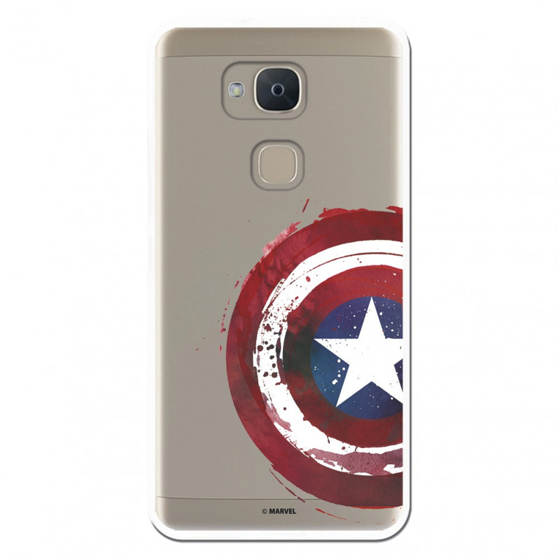 Carcasa Oficial Escudo Capitan America para Bq Aquaris V- La Casa de las Carcasas