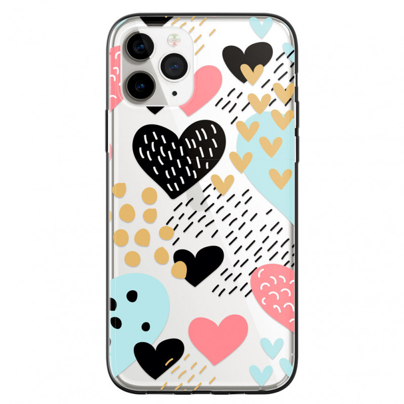 Coque Saint Valentin - Dessin Coeurs