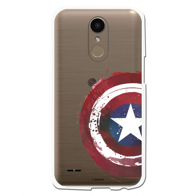 Carcasa Oficial Escudo Capitan America para LG K10 2017- La Casa de las Carcasas