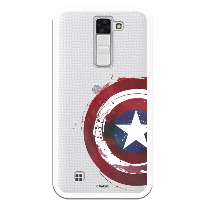 Carcasa Oficial Escudo Capitan America para LG K8- La Casa de las Carcasas