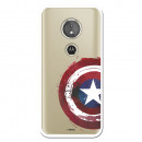 Carcasa Oficial Escudo Capitan America para Motorola Moto E5- La Casa de las Carcasas