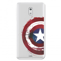 Carcasa Oficial Escudo Capitan America para Nokia 3- La Casa de las Carcasas