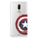 Carcasa Oficial Escudo Capitan America para Oneplus 6- La Casa de las Carcasas