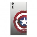 Carcasa Oficial Escudo Capitan America para Sony Xperia XZ- La Casa de las Carcasas