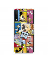 Funda para TCL 20 5G Oficial de Disney Mickey Comic - Clásicos Disney