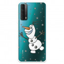 Funda para Huawei P Smart 2021 Oficial de Disney Olaf Transparente - Frozen