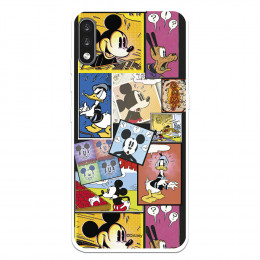 Funda para LG K22 Oficial de Disney Mickey Comic - Clásicos Disney