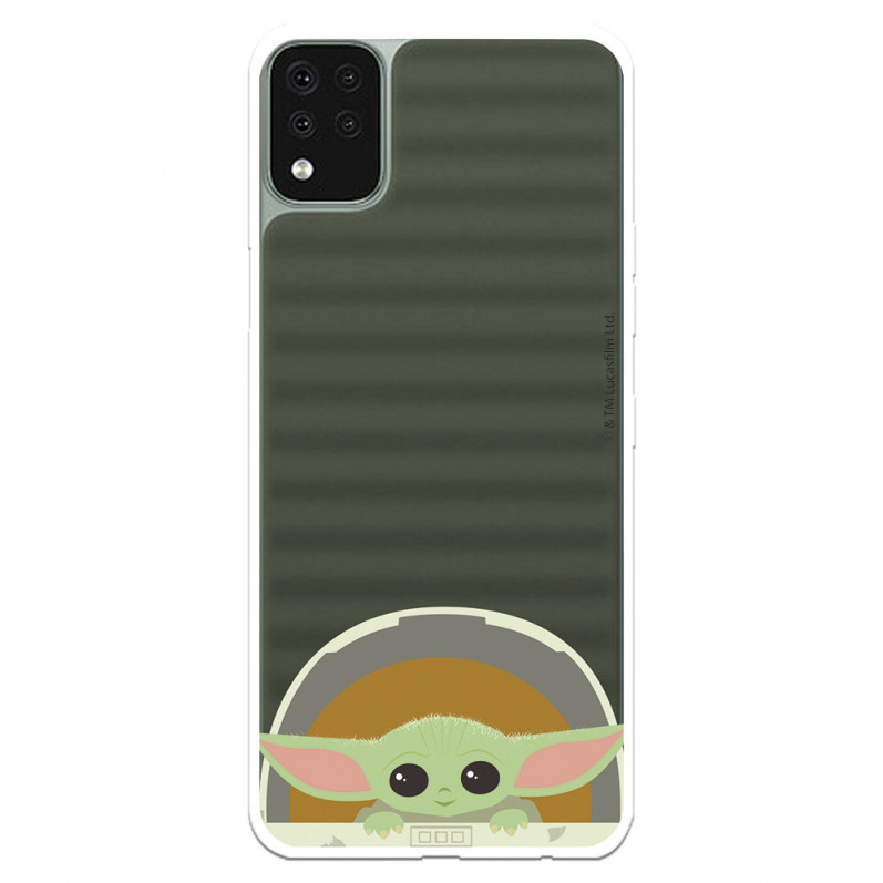 Funda para LG K42 Oficial de Star Wars Baby Yoda Sonrisas - The Mandalorian