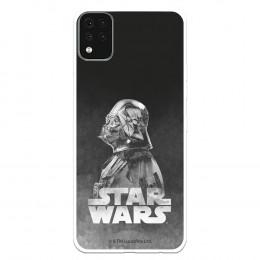 Funda para LG K42 Oficial de Star Wars Darth Vader Fondo negro - Star Wars