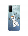 Funda para VIVO Y20S Oficial de Disney Olaf Transparente - Frozen