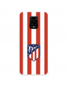 Coque pour Xiaomi Redmi Note 9 Pro de l'Atlético de Madrid Écusson Rouge et Blanc - Licence Officielle de l'Atlético de Madrid