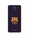 Coque pour LG K30 du FC Barcelone Lignes Blaugrana - Licence Officielle du FC Barcelone