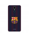 Coque pour LG K8 2017 du FC Barcelone Lignes Blaugrana - Licence Officielle du FC Barcelone