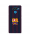 Coque pour LG Q60 du FC Barcelone Lignes Blaugrana - Licence Officielle du FC Barcelone