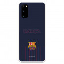 Coque pour Samsung Galaxy S20 du FC Barcelone Barsa Fond Bleu - Licence Officielle du FC Barcelone