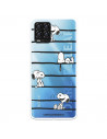 Fundaara Realme 8 Pro Oficial de Peanuts Snoopy rayas - Snoopy