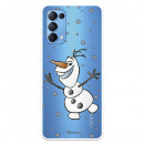 Funda para Oppo Find X3 Lite Oficial de Disney Olaf Transparente - Frozen