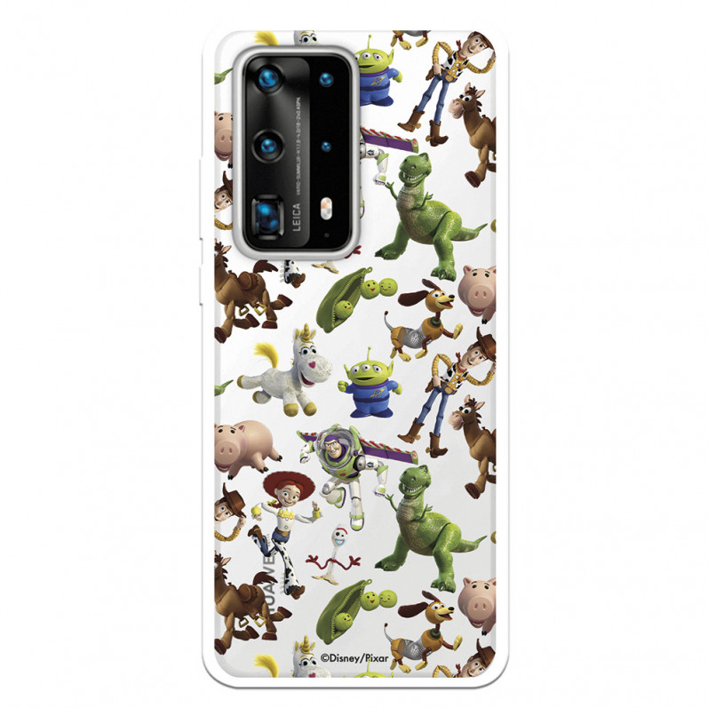 Funda para Huawei P40 Pro Plus Oficial de Disney Muñecos Toy Story Siluetas - Toy Story