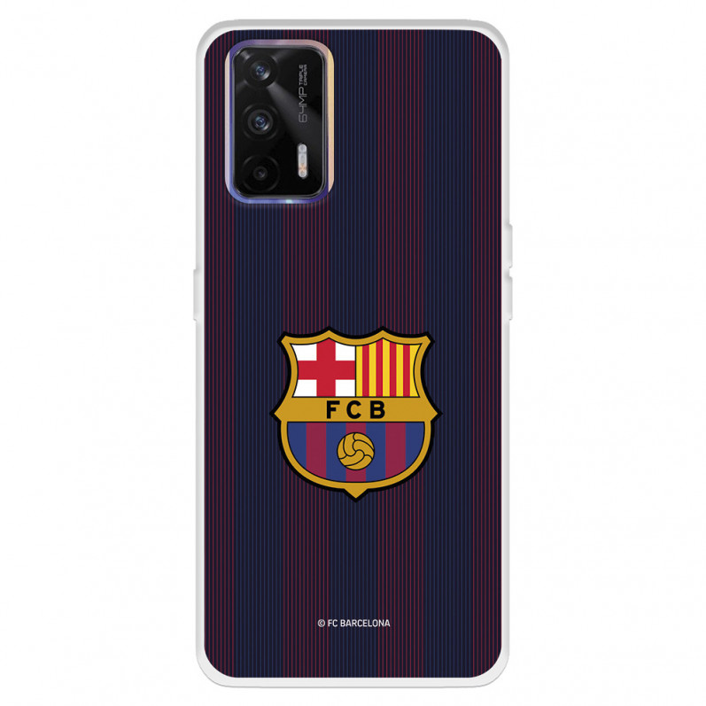 Funda para Realme GT del Barcelona Rayas Blaugrana - Licencia Oficial FC Barcelona