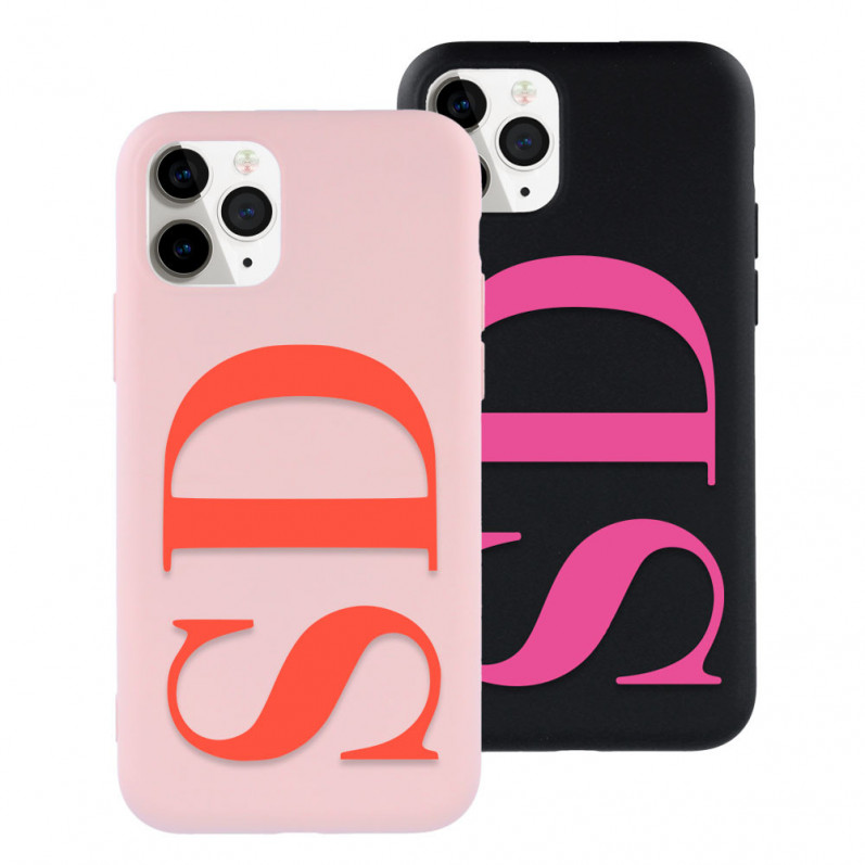 Coque Ultra Soft avec Initiale en Vertical - Edition Limitée