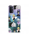 Funda para Oppo A74 5G Oficial de Disney Villanas Patrón - Villanas Disney