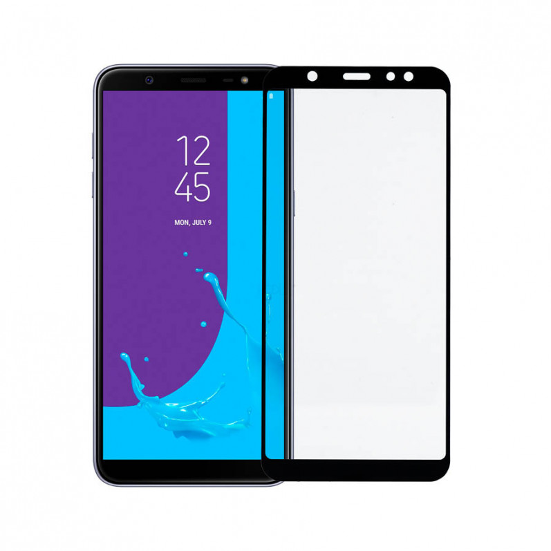 Verre Trempé Compleet voor Samsung Galaxy J8 2018