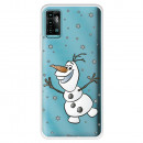 Funda para ZTE Blade A71 Oficial de Disney Olaf Transparente - Frozen