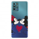 Funda para ZTE Blade V30 Vita Oficial de Disney Mickey y Minnie Beso - Clásicos Disney