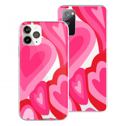 Coque Dessin Coeurs Indie