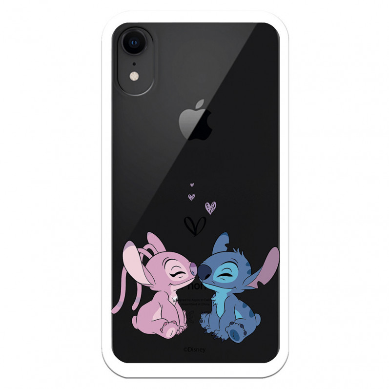 Officieel Disney Angel & Stitch Kiss iPhone XR Hoesje - Lilo & Stitch