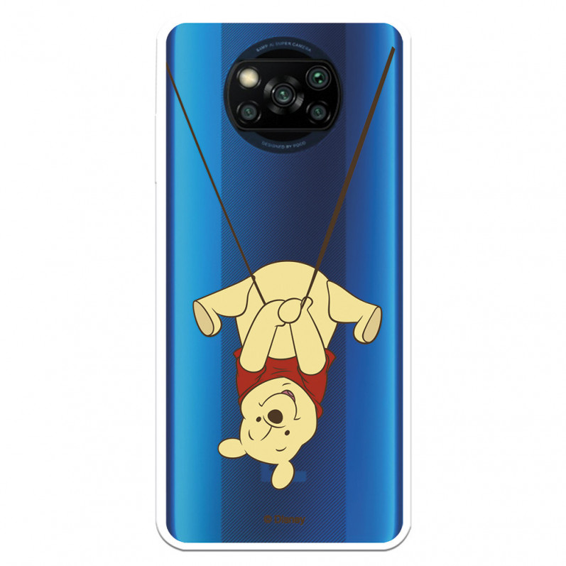 Coque pour Xiaomi Poco X3 Pro Disney Officiel Winnie  Balançoire - Winnie The Pooh