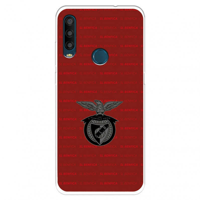 Funda para Alcatel 1SE 2020 del Escudo Fondo Granate  - Licencia Oficial Benfica