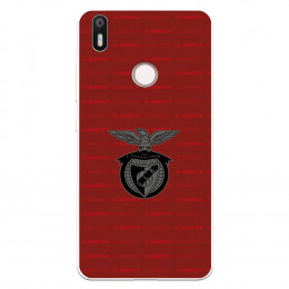 Funda para BQ Aquaris X del Escudo Fondo Granate  - Licencia Oficial Benfica