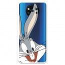 Coque pour Xiaomi Poco X3 Pro Oficielle de Warner Bros Bugs Bunny Silhouette Transparente - Looney Tunes