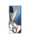 Case voor Oppo Reno 4 Pro Officiële Warner Bros Bugs Bunny transparant silhouet - Looney Tunes