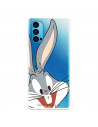 Hoesje voor Oppo Reno 4 Officiële Warner Bros Bugs Bunny transparant silhouet - Looney Tunes