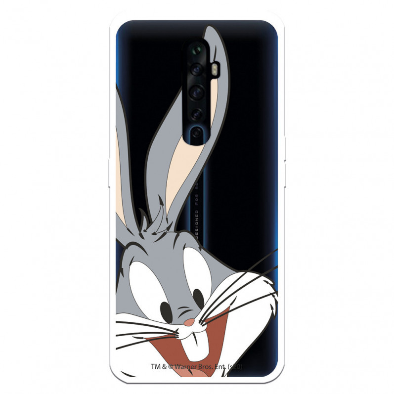 Case voor Oppo Reno 2Z Officiële Warner Bros Bugs Bunny transparant silhouet - Looney Tunes