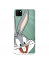 Officiële Warner Bros Bugs Bunny Silhouette Clear Huawei Y5p Case - Looney Tunes