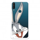Hoesje voor Alcatel 1S 2020 Officiële Warner Bros Bugs Bunny transparant silhouet - Looney Tunes