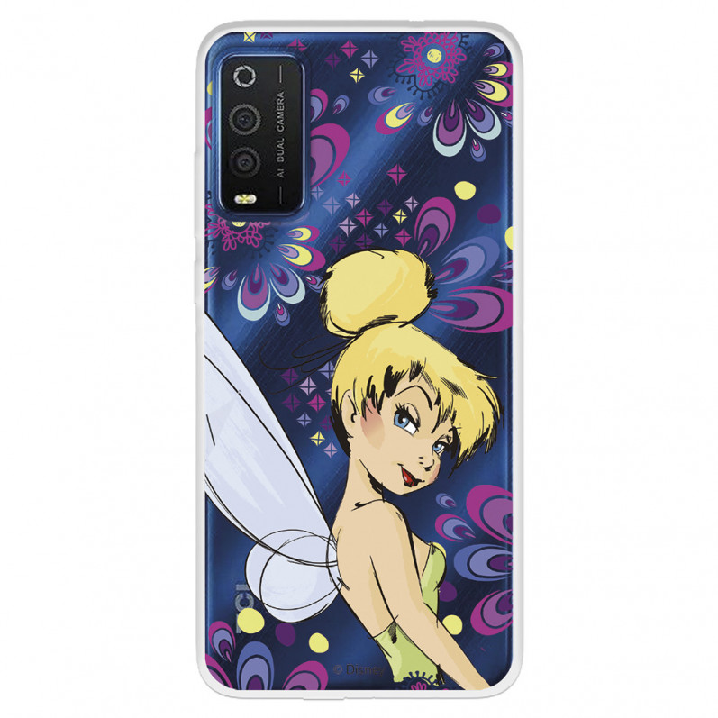 Funda para TCL 205 Oficial de Disney Campanilla Flores - Peter Pan