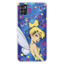 Funda para ZTE Blade A31 Oficial de Disney Campanilla Flores - Peter Pan