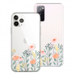 Coque Motif Fleurs à...