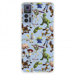 Funda para TCL 30 5G Oficial de Disney Muñecos Toy Story Siluetas - Toy Story