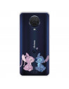 Funda para Nokia G10 Oficial de Disney Angel & Stitch Beso - Lilo & Stitch