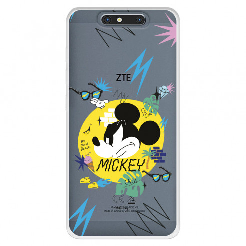 Funda para ZTE Blade V8 Oficial de Disney Mickey Mickey Urban - Clásicos Disney