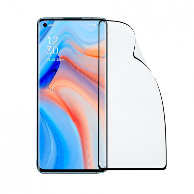 Verre Trempé Complet Incassable pour Oppo Reno4 Pro 5G