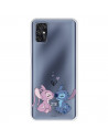 Funda para ZTE Blade V2020 Oficial de Disney Angel & Stitch Beso - Lilo & Stitch