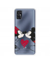 Funda para ZTE Blade V2020 Oficial de Disney Mickey y Minnie Beso - Clásicos Disney